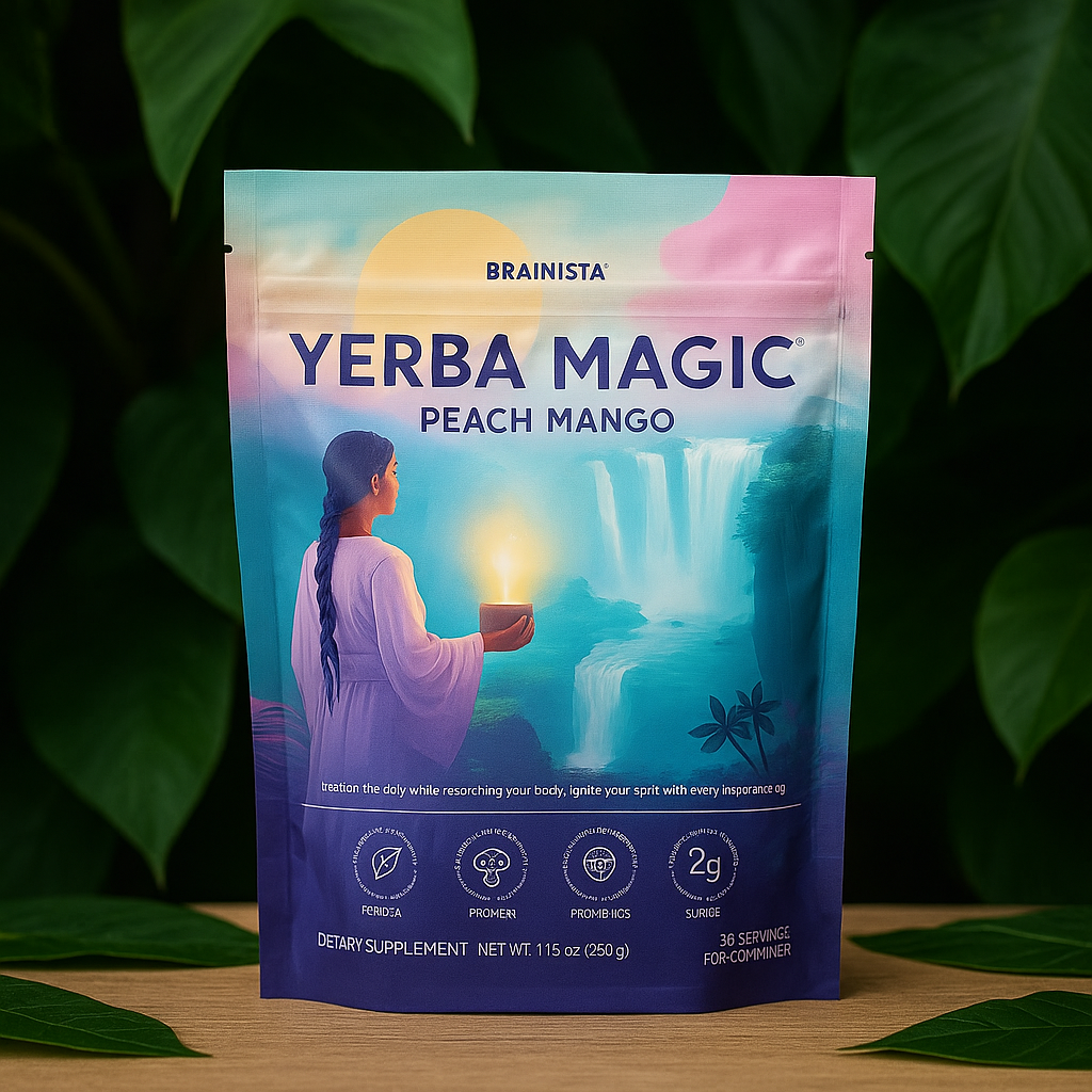 Yerba Magic Peach Mango – Energía Natural Instantánea