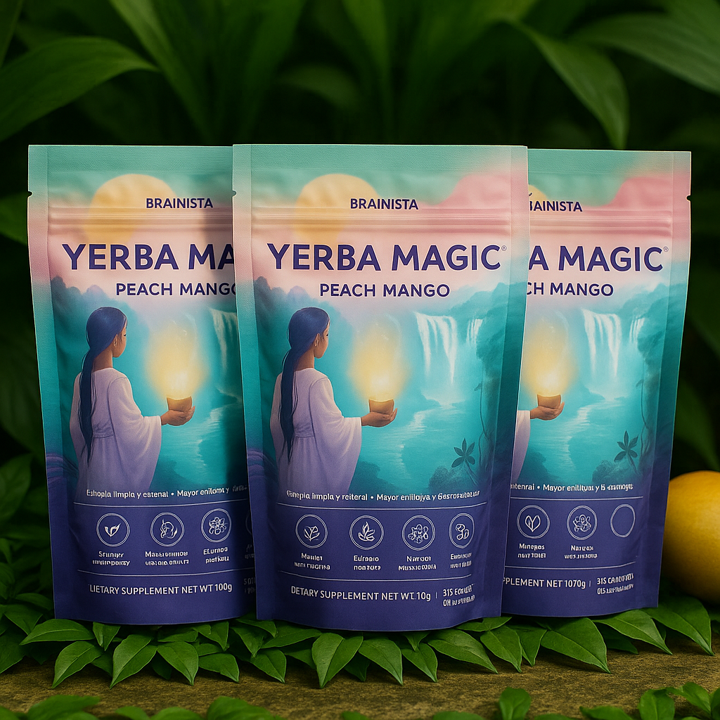 Yerba Magic Peach Mango – Energía Natural Instantánea