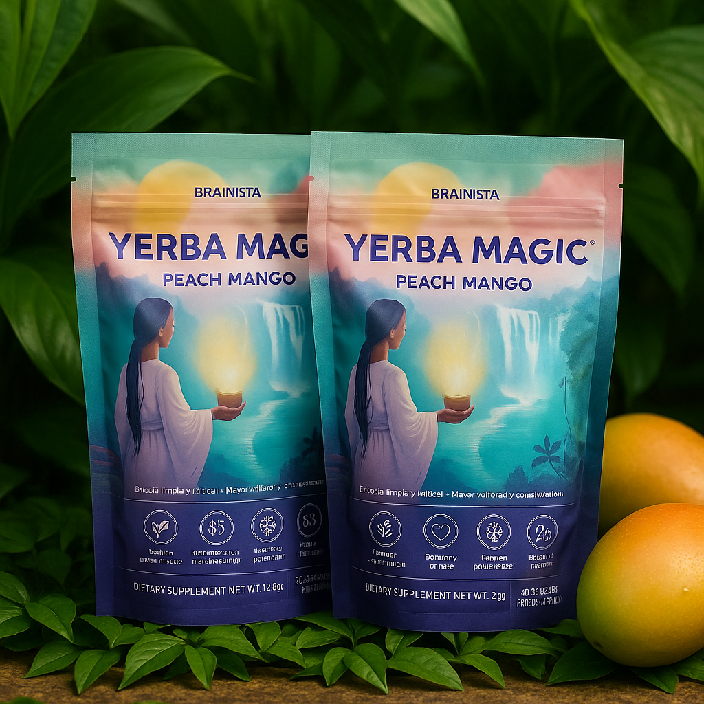 Yerba Magic Peach Mango – Energía Natural Instantánea