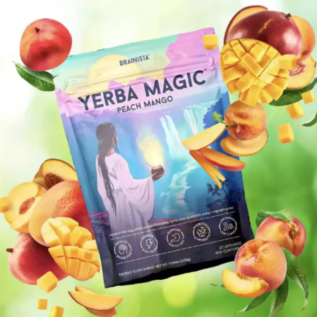 Yerba Magic Peach Mango – Energía Natural Instantánea